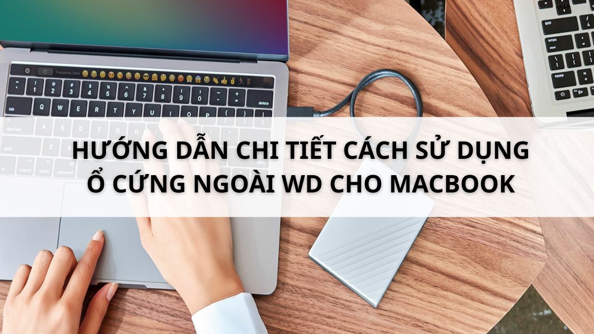 Hướng dẫn chi tiết cách sử dụng ổ cứng ngoài WD cho Macbook
